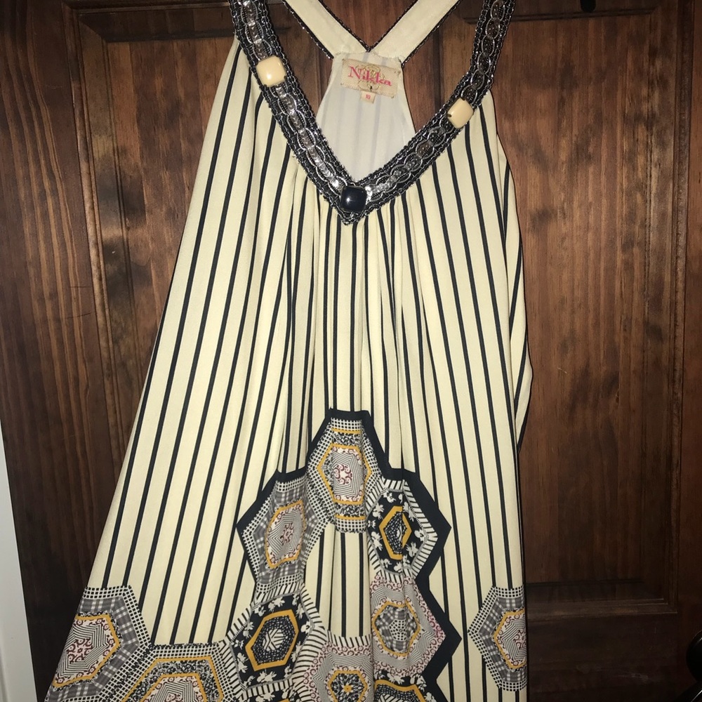 Nikka embellished dress size 10.
